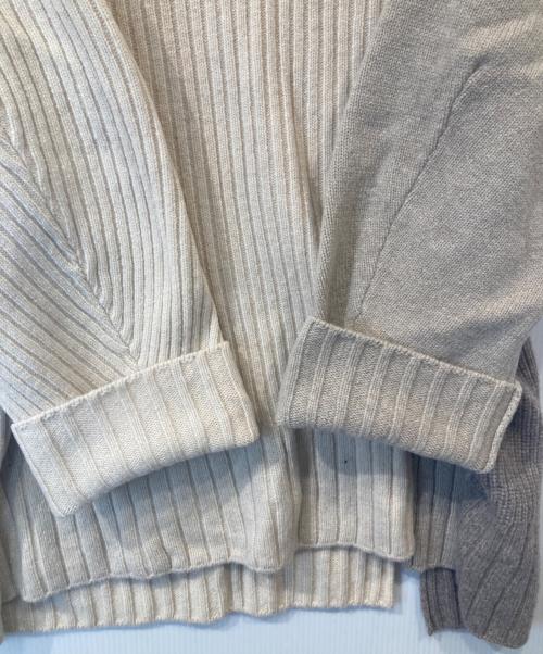 Ujoh（ウジョー）UJOH (ウジョー) Turtle Neck Knit タートルネックニット M763-K04-108 ベージュ サイズ:5の古着・服飾アイテム