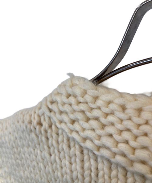 COWICHAN（カウチン）Cowichan (カウチン) ニットベスト ホワイト×ブラウン サイズ:表記がない為不明の古着・服飾アイテム