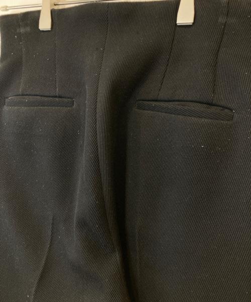 PHEENY（フィーニー）PHEENY (フィーニー) Kersey high waist semi flared slacks PA24-PT03 パンツ ブラック サイズ:2の古着・服飾アイテム