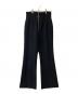 PHEENY（フィーニー）の古着「Kersey high waist semi flared slacks PA24-PT03 パンツ」｜ブラック