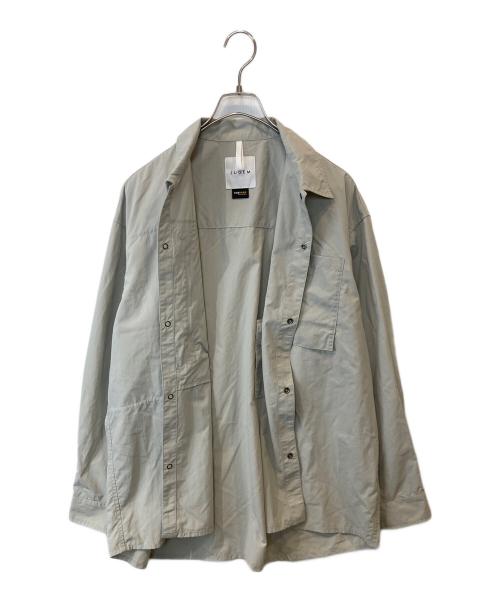 JUGEM（ジュゲム）JUGEM (ジュゲム) BASIC FIELD SHIRT　ロングスリーブシャツ　	2E1-3-007-0095 グレー サイズ:Mの古着・服飾アイテム