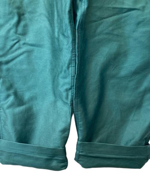 Ets MATERIAUX（マテリオ）Ets MATERIAUX (マテリオ) マテリオ 50s フレンチ オーバーオール 21030300260040 グリーン サイズ:2の古着・服飾アイテム