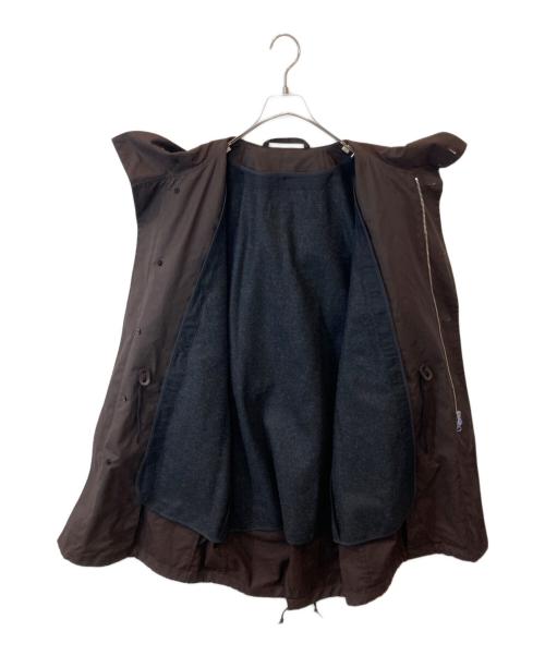 MARGARET HOWELL（マーガレットハウエル）MARGARET HOWELL (マーガレットハウエル) ライナー付オイルドモッズコート 579-7210003 ブラウン サイズ:Sの古着・服飾アイテム