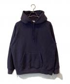 COMOLIコモリ）の古着「コットン吊裏毛パーカ-　U03-0502」｜パープル