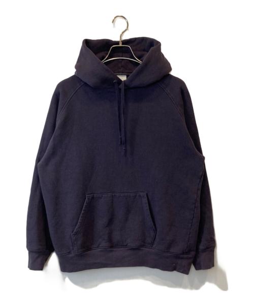 COMOLI（コモリ）COMOLI (コモリ) コットン吊裏毛パーカ-　U03-0502 パープル サイズ:3の古着・服飾アイテム