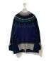 sacai (サカイ) ニットドッキングジャケット　18-04023 ネイビー サイズ:2：19000円