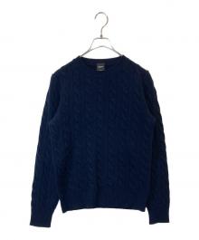 BAFY（バフィー）の古着「ケーブルニット」｜ネイビー