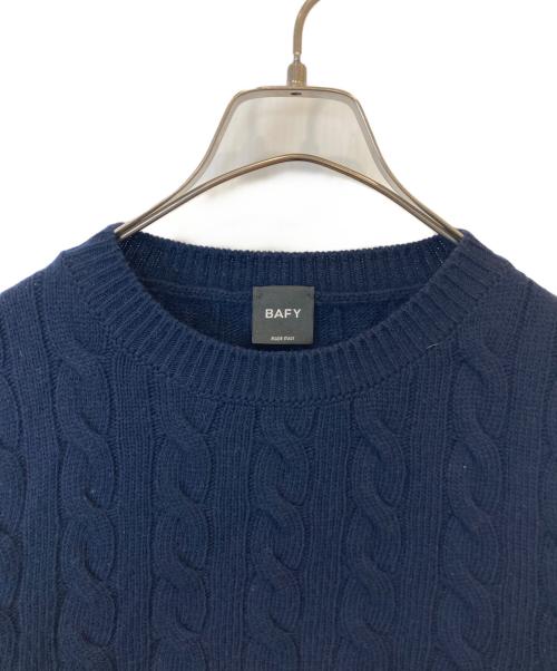 BAFY（バフィー）BAFY (バフィー) ケーブルニット ネイビー サイズ:Sの古着・服飾アイテム