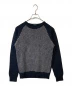 Zanoneザノーネ）の古着「ラグランスリーブニット」｜ブラック