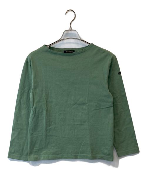 Le minor（ルミノア）Le minor (ルミノア) 20ゲージ コットン ボートネック カットソー ベージュ サイズ:1の古着・服飾アイテム