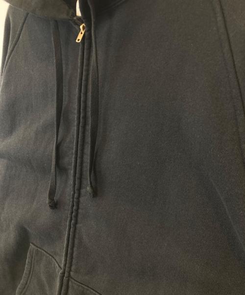 COMOLI（コモリ）COMOLI (コモリ) コットン裏毛ジップパーカ- Z01-05004 ブラック サイズ:3の古着・服飾アイテム