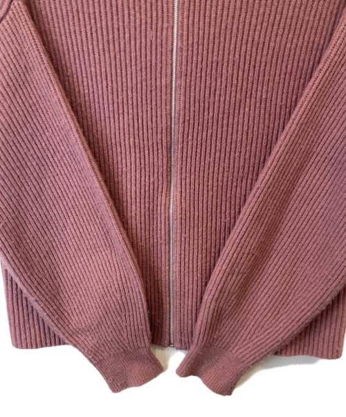 FRAY ID（フレイ アイディー）FRAY ID (フレイ アイディー) 2wayオフショルスキッパージップニット　FWNT245026 ピンク サイズ:FREEの古着・服飾アイテム