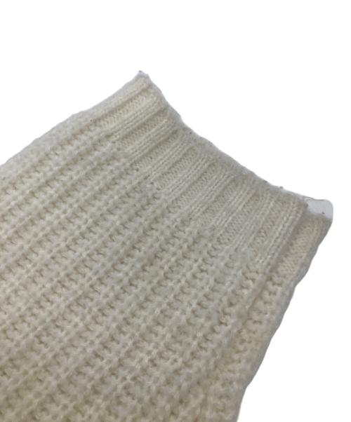 U by SPICK&SPAN（ユー バイ スピック＆スパン）U by Spick&Span (ユー バイ スピック＆スパン) モヘヤミックスリボンオーバートップス　24080212300040 アイボリー サイズ:FREEの古着・服飾アイテム