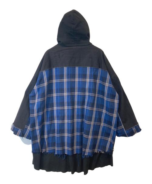 KIDILL（キディル）KIDILL (キディル) Docking Zip Parka　パーカー　KL366 ブラック サイズ:FREEの古着・服飾アイテム