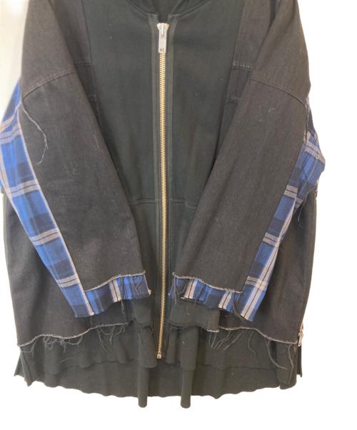 KIDILL（キディル）KIDILL (キディル) Docking Zip Parka　パーカー　KL366 ブラック サイズ:FREEの古着・服飾アイテム