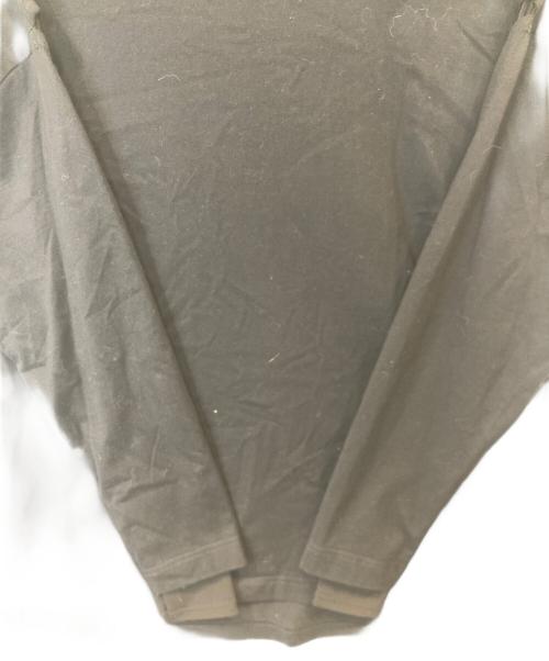 MANOF（マノフ）MANOF (マノフ) TULLE DOCKING L/S T-SHIRT　ロングスリーブカットソー　	85105-1042 ブラック サイズ:FREEの古着・服飾アイテム
