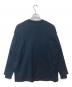 MANOF (マノフ) TULLE DOCKING L/S T-SHIRT　ロングスリーブカットソー　	85105-1042 ブラック サイズ:FREE：2500円