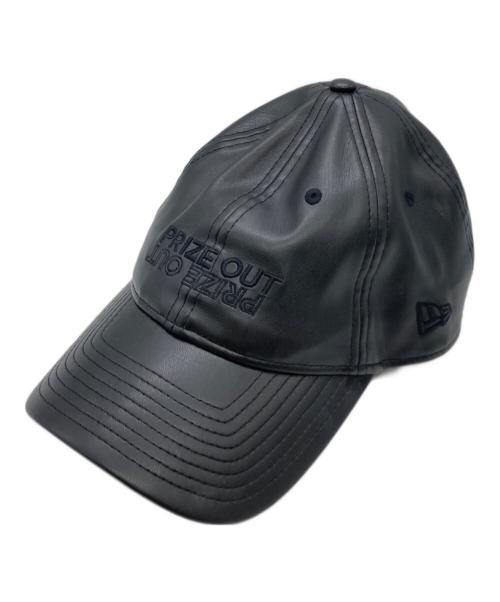 New Era（ニューエラ）New Era (ニューエラ) MAISON SPECIAL (メゾンスペシャル) PRIZE OUT Logo Vegan Leather Cap ブラックの古着・服飾アイテム