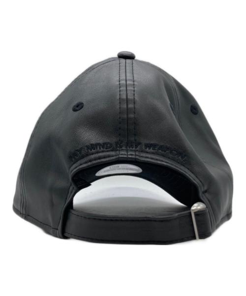 New Era（ニューエラ）New Era (ニューエラ) MAISON SPECIAL (メゾンスペシャル) PRIZE OUT Logo Vegan Leather Cap ブラックの古着・服飾アイテム