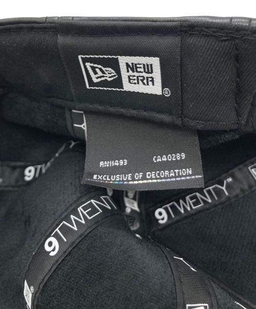 New Era（ニューエラ）New Era (ニューエラ) MAISON SPECIAL (メゾンスペシャル) PRIZE OUT Logo Vegan Leather Cap ブラックの古着・服飾アイテム