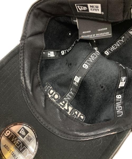 New Era（ニューエラ）New Era (ニューエラ) MAISON SPECIAL (メゾンスペシャル) PRIZE OUT Logo Vegan Leather Cap ブラックの古着・服飾アイテム