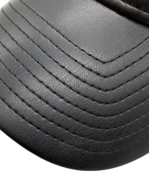 New Era（ニューエラ）New Era (ニューエラ) MAISON SPECIAL (メゾンスペシャル) PRIZE OUT Logo Vegan Leather Cap ブラックの古着・服飾アイテム
