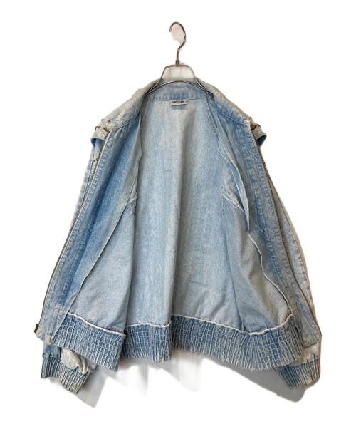 Rio INC TRADE MARK（リオ インク トレードマーク）Rio INC TRADE MARK (リオ インク トレードマーク) デニムスタッズブルゾン インディゴ サイズ:Lの古着・服飾アイテム