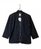 SOU・SOUソウソウ）の古着「舶来梳毛半纏袷」｜ブラック