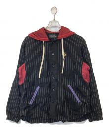 ALDIES（アールディーズ）の古着「Hood Baseball Shirts」｜ブラック