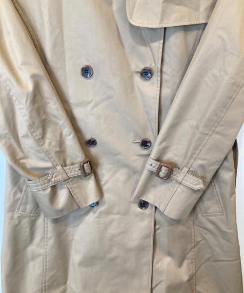 23区（ニジュウサンク）23区 (ニジュウサンク) コットンポリエステルギャバジン ロング トレンチコート ベージュ サイズ:36の古着・服飾アイテム