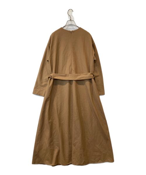 ebure（エブール）EBURE (エブール) ウールワンピース 2810300330 ブラウン サイズ:36の古着・服飾アイテム