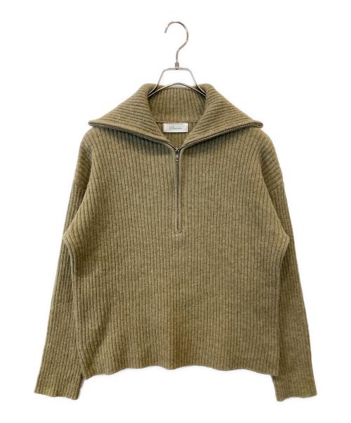 SAVOY CLOTHING（サヴォイ クロージング）SAVOY CLOTHING (サヴォイ クロージング) ハーフジップ ハイネック ニット ベージュ サイズ:FREEの古着・服飾アイテム