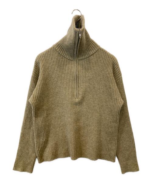 SAVOY CLOTHING（サヴォイ クロージング）SAVOY CLOTHING (サヴォイ クロージング) ハーフジップ ハイネック ニット ベージュ サイズ:FREEの古着・服飾アイテム