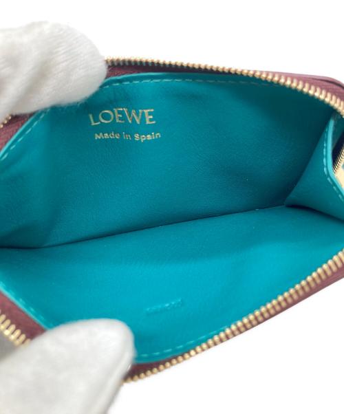 LOEWE（ロエベ）LOEWE (ロエベ) ノット コインカードホルダー CEM1Z40X01 522414 ボルドーの古着・服飾アイテム