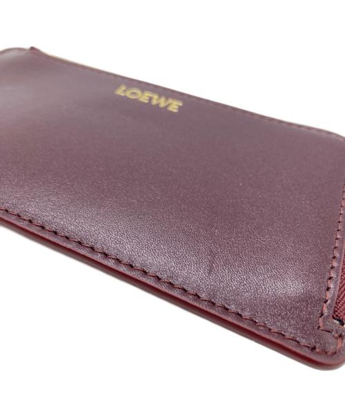 LOEWE（ロエベ）LOEWE (ロエベ) ノット コインカードホルダー CEM1Z40X01 522414 ボルドーの古着・服飾アイテム