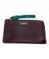 LOEWE（ロエベ）の古着「ノット コインカードホルダー CEM1Z40X01 522414」｜ボルドー