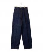 STEVEN ALANスティーブンアラン）の古着「12OZ DENIM BUCLE TROUSERS　デニムパンツ　8214-299-0680」｜インディゴ
