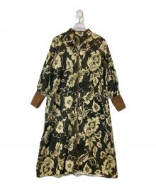 ROSE BUD（ローズバッド）の古着「チャイナカラーワンピース　600-2240015」｜ベージュ