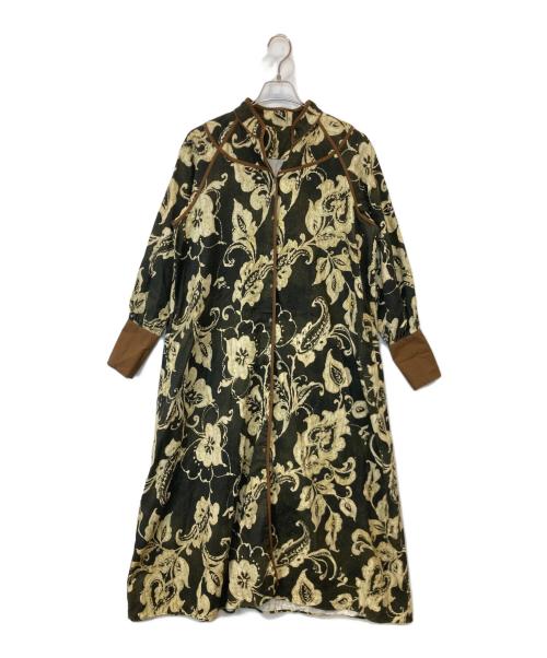 ROSE BUD（ローズバッド）ROSE BUD (ローズバッド) チャイナカラーワンピース　600-2240015 ベージュ サイズ:FREEの古着・服飾アイテム