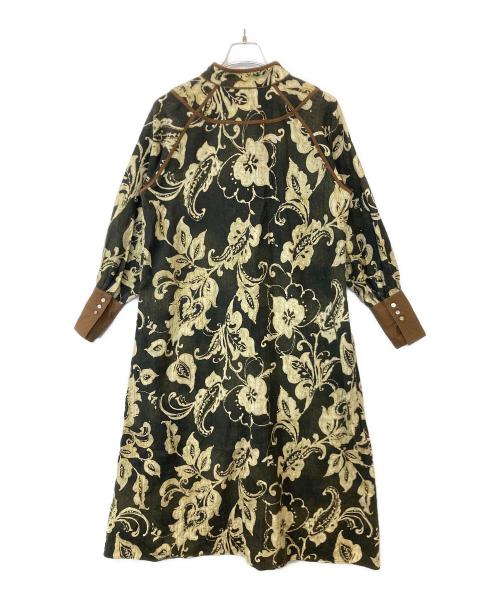 ROSE BUD（ローズバッド）ROSE BUD (ローズバッド) チャイナカラーワンピース　600-2240015 ベージュ サイズ:FREEの古着・服飾アイテム