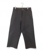 Omar Afridiオマールアフリディ）の古着「Trotti Baggy Trousers」｜ブラウン