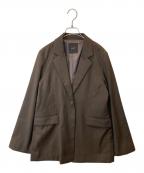 anuansアニュアンス）の古着「フレアスリーブスリットジャケット　1522501707」｜ブラウン