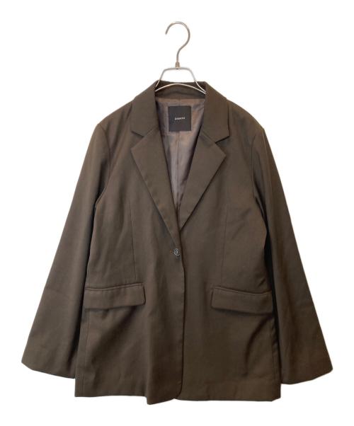 anuans（アニュアンス）anuans (アニュアンス) フレアスリーブスリットジャケット　1522501707 ブラウン サイズ:FREEの古着・服飾アイテム