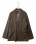 anuans（アニュアンス）の古着「フレアスリーブスリットジャケット　1522501707」｜ブラウン