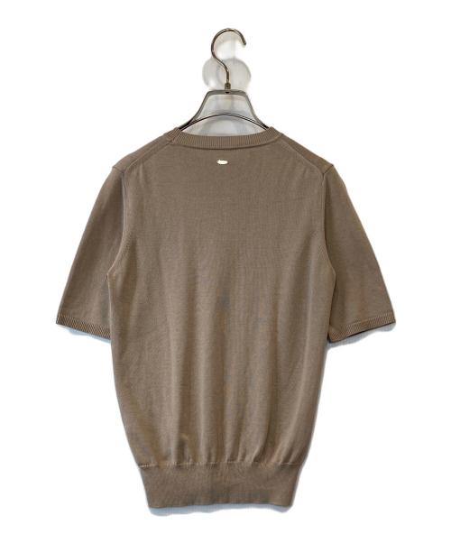 anuans（アニュアンス）anuans (アニュアンス) シルクブレンドニットプルオーバー モカ サイズ:FREEの古着・服飾アイテム