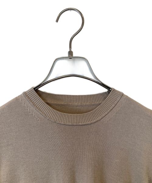 anuans（アニュアンス）anuans (アニュアンス) シルクブレンドニットプルオーバー モカ サイズ:FREEの古着・服飾アイテム