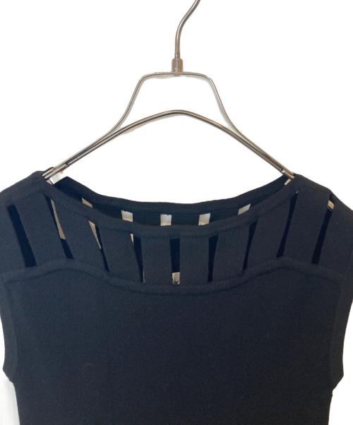 MILLY（ミリー）MILLY (ミリー) ニットワンピース ブラック サイズ:SIZE P 未使用品の古着・服飾アイテム