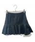 RALPH LAUREN PURPLE LABEL（ラルフ ローレン パープル レーベル）の古着「レザー膝丈スカート」｜ブラック