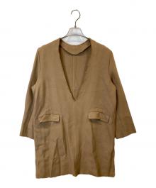 Plage（プラージュ）の古着「V/N チュニック」｜ベージュ