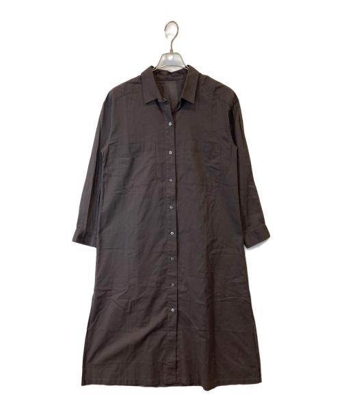 SHIPS（シップス）SHIPS (シップス) シャツワンピース ブラウン サイズ:FREEの古着・服飾アイテム